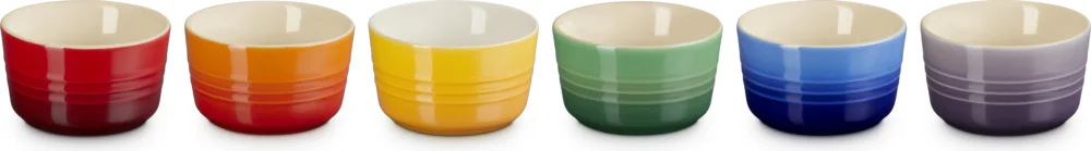 Super Cena Kokilky Le Creuset Rainbow, 100 ml, 6 ks