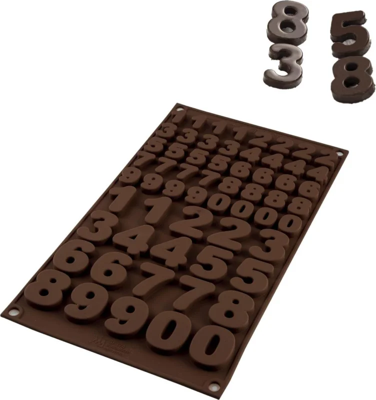 Forma na pralinky Sf174 Choco 123 silikonová Jen Po Omezenou Doba