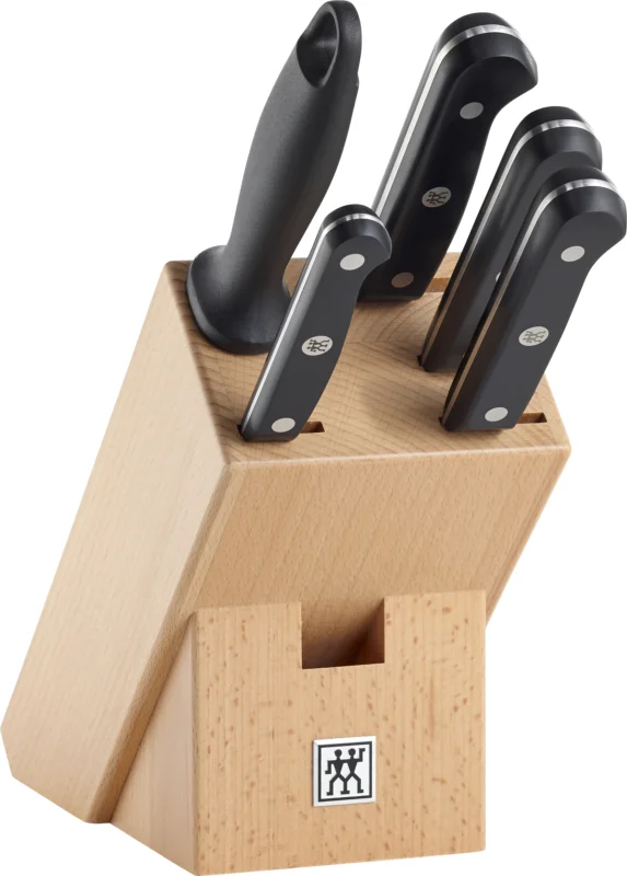 Cenový Hit Sada 4 nožů se stojanem a brouskem Gourmet 03